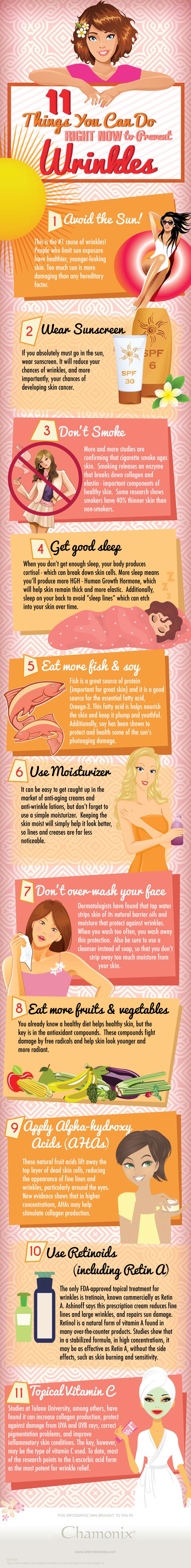 11 Things You Can Do To Prevent Wrinkles
